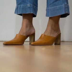 Vintage mule heels